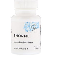 Хром пиколинат, Chromium Picolinate, Thorne Research, 60 капсул - фото