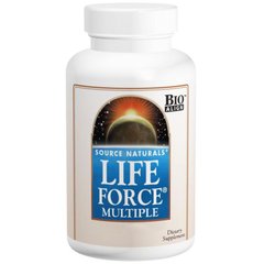 Мультивитамины (баланс жизненных сил), Life Force Multiple, Source Naturals, 120 капсул - фото