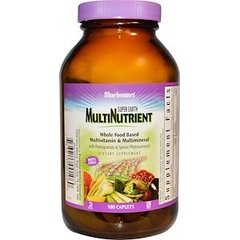Мультивитамины без железа, Multinutrient, Bluebonnet Nutrition, 180 капсул - фото