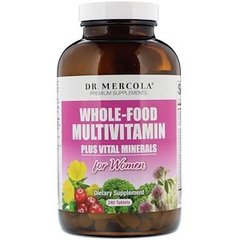 Вітаміни для жінок, Multivitamin Plus Vital Minerals, Dr. Mercola, 240 таблеток - фото