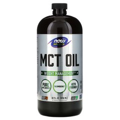 Масло МСТ, MCT- Oil, Now Foods, 946 мл - фото