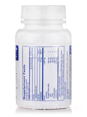 Омега-3 жирные кислоты, фосфолипиды и антиоксиданты, Krill-plex, Pure Encapsulations, 60 капсул - фото