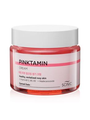 Зволожуючий гель-крем для обличчя, Pinktamin Cream, Scinic, 80 мл - фото