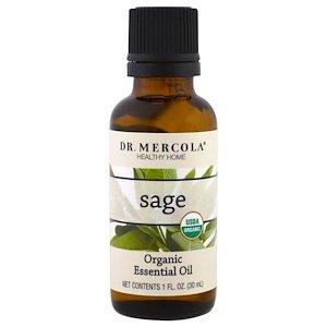 Эфирное масло шалфея, Essential Oil Sage, Dr. Mercola, органик, 30 мл - фото