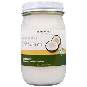 Кокосове масло, Coconut Oil, Dr. Mercola, сире, 480 мл - фото