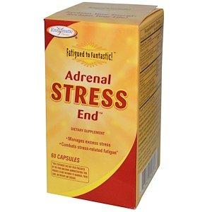 Поддержка надпочечников, Adrenal Stress End, Enzymatic Therapy, 60 капсул - фото