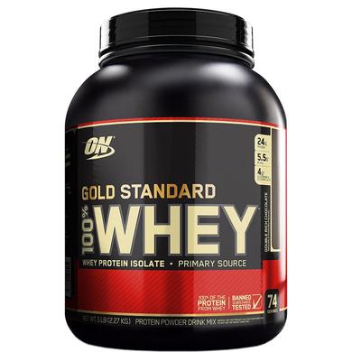 Сироватковий протеїн, 100% Whey Gold Standard, ваніль, Optimum Nutrition, 909 г - фото