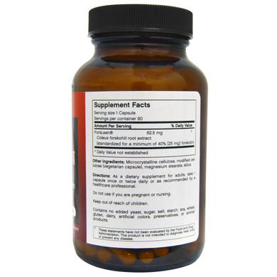 Форсколин, Forskolin, FutureBiotics, 25 мг, 60 капсул - фото