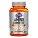 Now Foods, Amino Complete, амінокислотний комплекс, 120 вегетаріанських капсул (NOW-00011), фото – 1