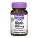 Біотин (B7) 5000 мкг, Bluebonnet Nutrition, 60 гелевих капсул, фото – 1