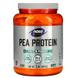 Гороховый протеин неприправленный, Pea Protein, Now Foods, Sports, 907 гр, фото – 1
