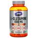 Глютамін, L-Glutamine Sports, Now Foods, 1000 мг, 240 капсул, фото – 1