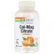 Кальций Магний, цитрат, Cal-Mag Citrate, Solaray, вкус апельсина, 90 жевательных таблеток, фото – 1