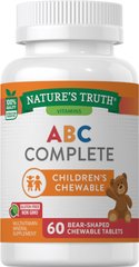 Витамины для детей, ABC Complete Children's Chewable, Nature's Truth, 50 жевальных таблеток - фото