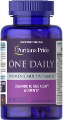 Мультивитамины для женщин, Women's Multivitamin, Puritan's Pride, 100 капсул - фото
