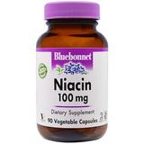Витамин В3 (ниацин), Niacin, Bluebonnet Nutrition, 100 мг, 90 капсул, фото