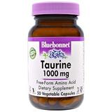 Таурин, Taurine, Bluebonnet Nutrition, 1000 мг, 50 капсул, фото