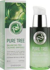 Сироватка для обличчя з екстрактом чайного дерева, Pure Tree Balancing Pro Calming Ampoule, Enough, 30 мл - фото