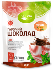Гарячий шоколад зі смаком тоффі, Stevia, 150 г - фото