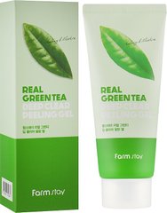 Глибоко очищуючий пілінг-гель для обличчя, Green Tea Deep Clear Peeling Gel, FarmStay, 100 мл - фото