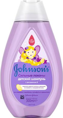 Дитячий шампунь для волосся "Сильні локони", Johnson’s Baby, 300 мл - фото