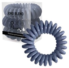 Набор резинок, Power Bobble Gray-Blue Mix, Joko Blend, серо-голубые, 3 шт - фото