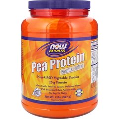 Гороховый протеин вкус ванили, Pea Protein, Now Foods, 907 гр - фото