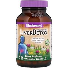 Очистка печени, Liver Detox, Bluebonnet Nutrition, 60 капсул - фото
