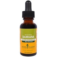 Дамиана, экстракт, Damiana, Herb Pharm, органик, 30 мл - фото