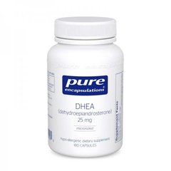 ДГЭА, DHEA, Pure Encapsulations, 25 мг, 180 капсул - фото