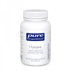 L-Тирозин 90's, l-Tyrosine 90's, Pure Encapsulations, 90 капсул - фото