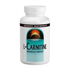 L-Карнитин Фумарат, 250 мг, Source Naturals, 60 капсул - фото