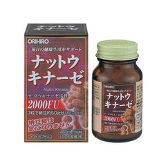 Наттокиназа, Orihiro, 60 таблеток - фото