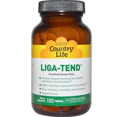 Комплекс вітамінів Ліга-Тенд, Liga-Tend, Country Life, 100 таблеток - фото
