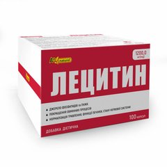 Лецитин, AN NATUREL, 1200 мг, 100 капсул - фото