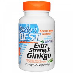 Гинкго Билоба, Ginkgo, Doctor's Best, 120 мг, 120 капсул - фото