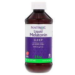 Мелатонін, Melatonin, Liquid, Natrol, 2,5 мг, (237 мл) - фото