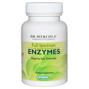 Энзимы, Enzymes, Dr. Mercola, 90 капсул - фото