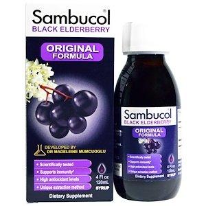 Бузина чорна (формула), Black Elderberry, Sambucol, 120 мл - фото