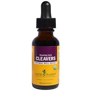 Подмаренник, экстракт, Cleavers, Herb Pharm, органик, 30мл - фото