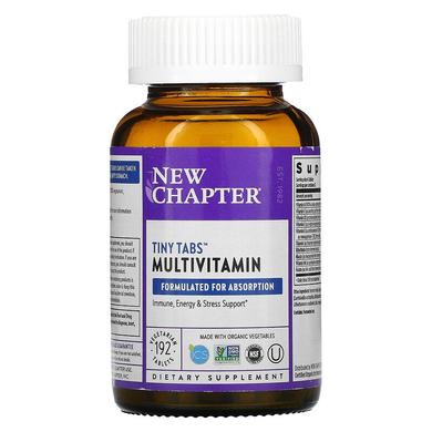 Мультивитаминный комплекс, Complexed Multivitamin, New Chapter, 192 минитаблетки - фото