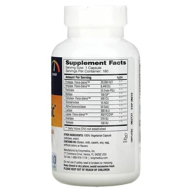 Травні ферменти, Digest Basic, Essential Enzyme Formula, Enzymedica, 180 капсул - фото