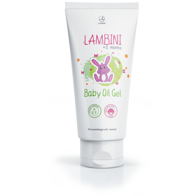 Гель-масло для детей в возрасте от 3 месяцев, Линия Lambini, Lambre, 120 мл - фото