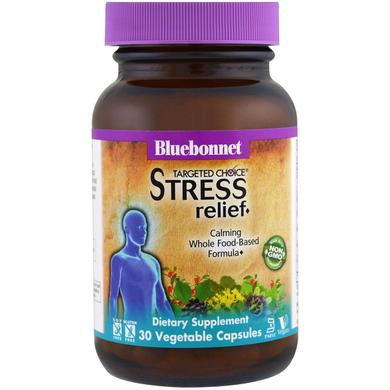 Комплекс для снятия стресса, Targeted Choice, Bluebonnet Nutrition, 30 вегетарианских капсул - фото