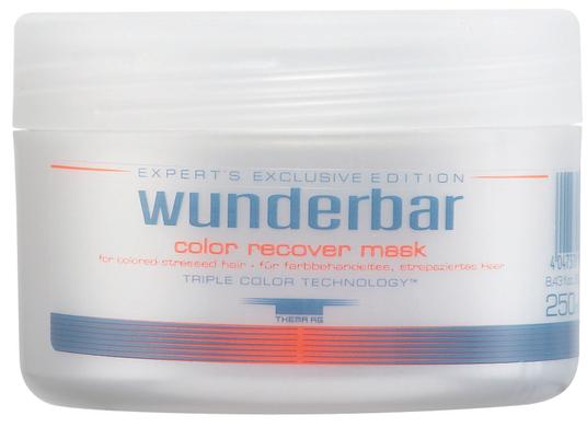 Маска-восстановление для окрашенных или осветленных и поврежденных волос, Wunderbar, 250 мл - фото