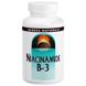 Ниацинамид (В3), Niacinamide B-3, Source Naturals, 100 мг, 250 таблеток, фото – 1
