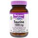 Таурин, Taurine, Bluebonnet Nutrition, 1000 мг, 50 капсул, фото – 1