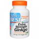 Гінкго Білоба, Ginkgo, Doctor's Best, 120 мг, 120 капсул, фото – 1
