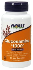 Глюкозамін, Glucosamine '1000', Now Foods, 60 капсул - фото