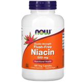 Витамин В3, Niacin, Now Foods, Ниацин, 500 мг, 180 капсул, фото